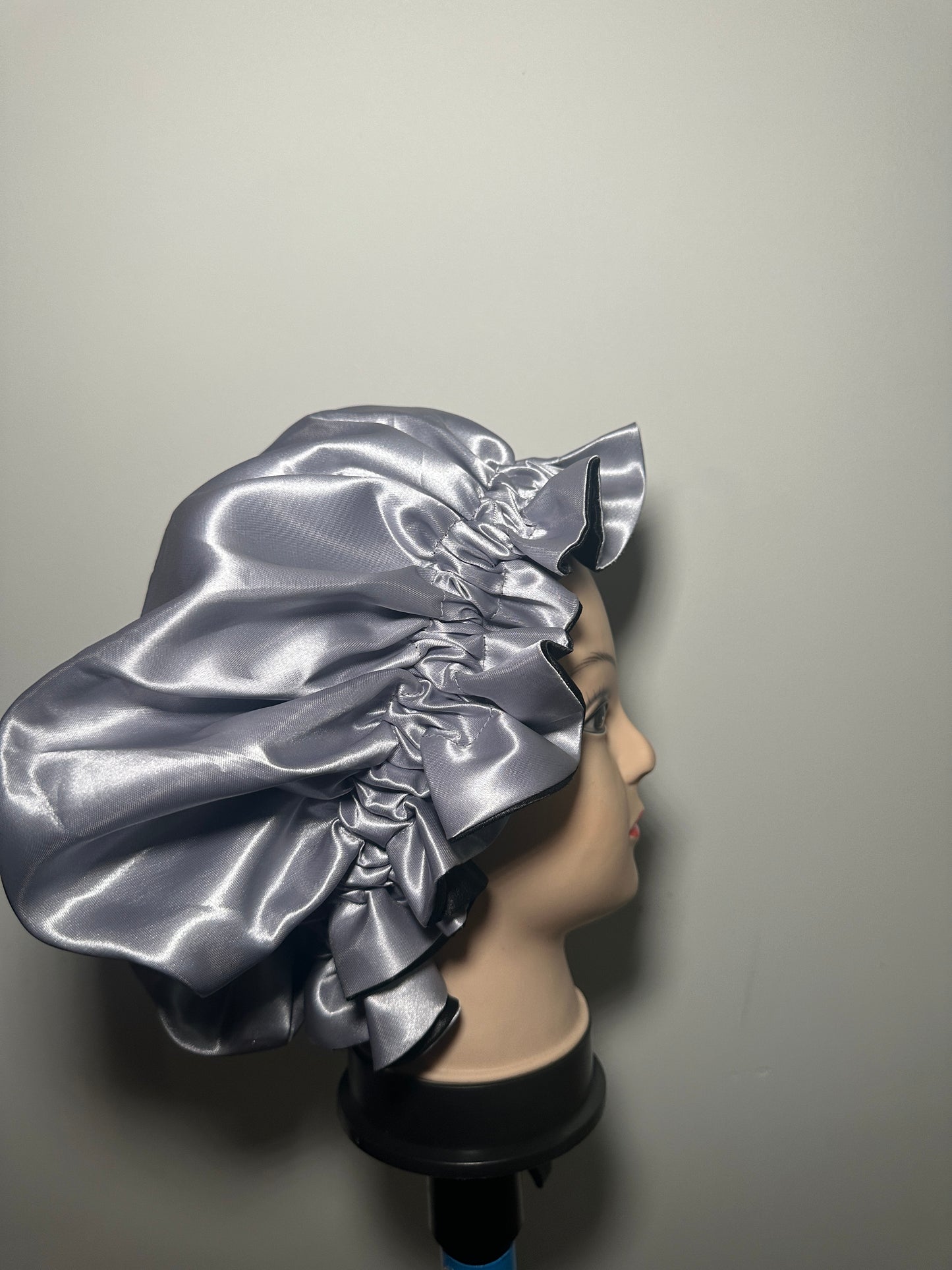 Satin-Lined Reversible Hair Bonnet