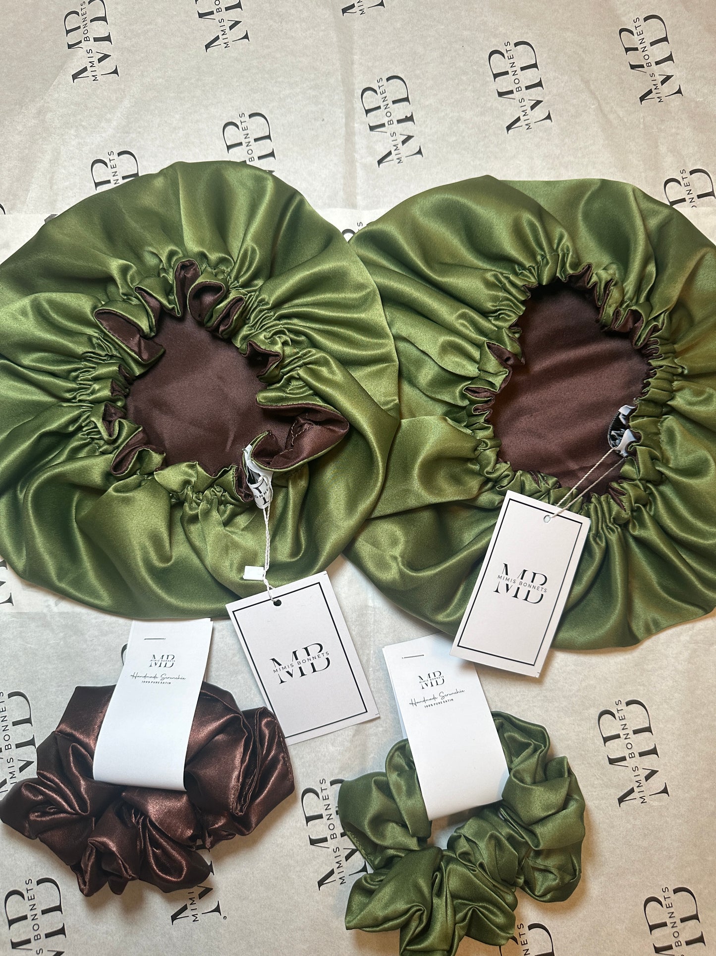 Luxury Reversible Satin Bonnet