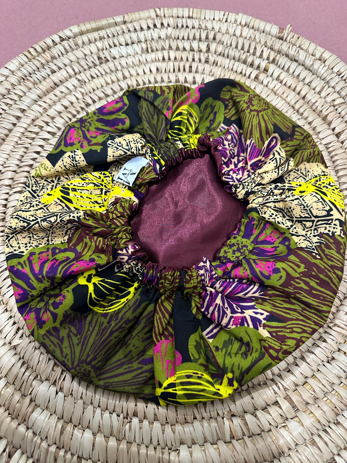 Luxury Reversible Satin Hair Bonnet (Ankara Fabric)