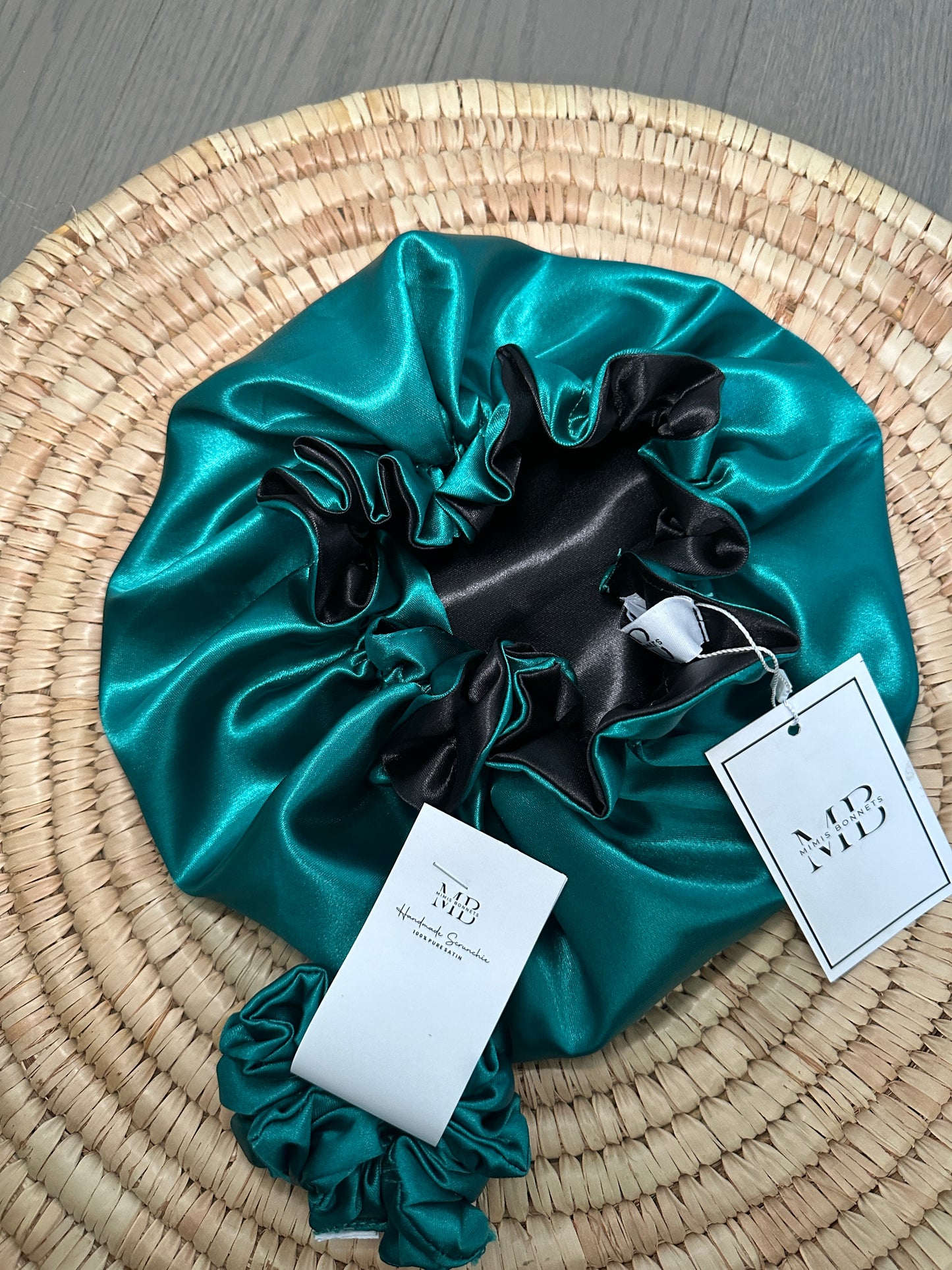 Luxury Satin Bonnet & Scrunchie Set