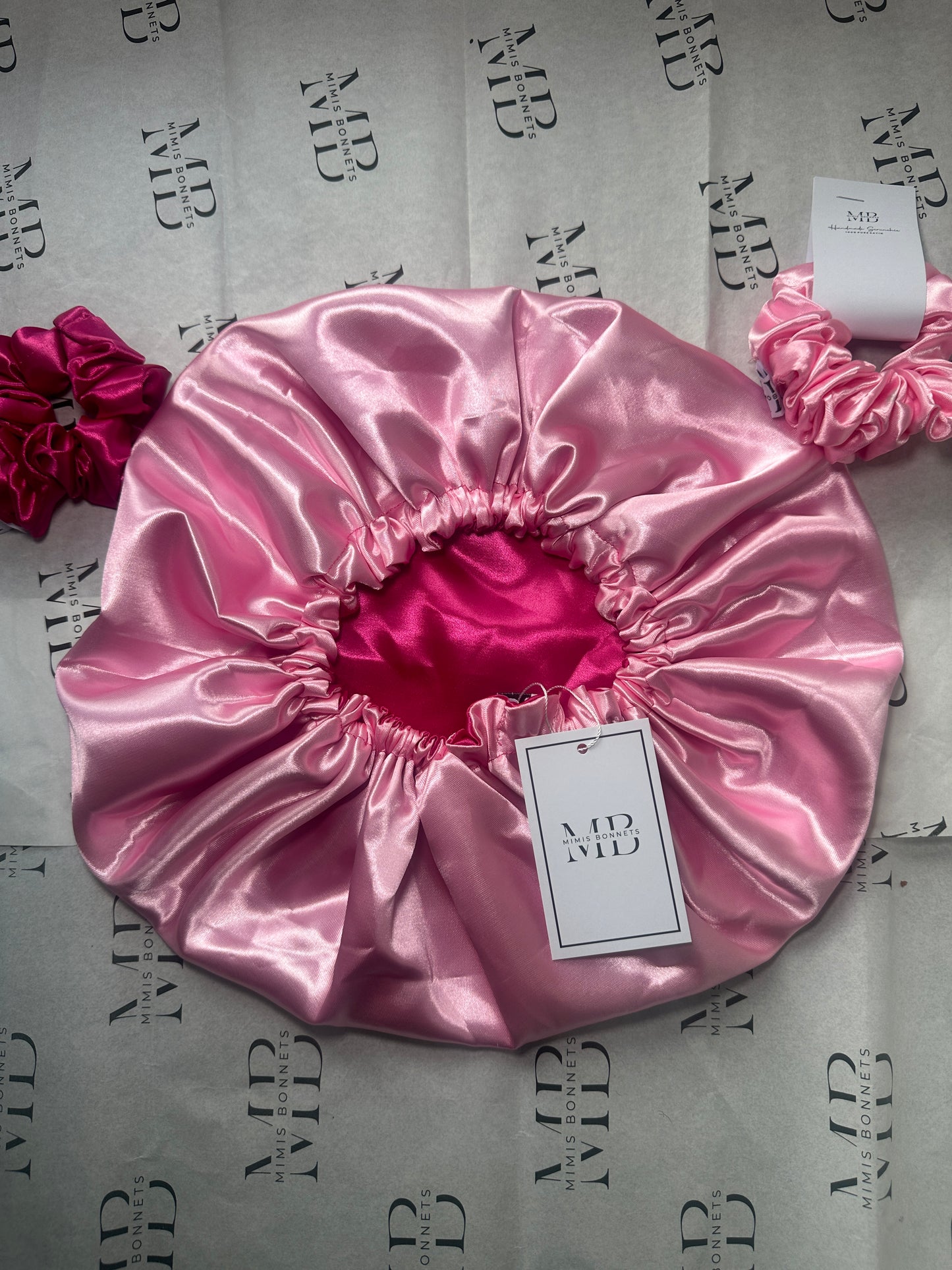 Double Layer Satin Bonnet | Sleeping Hair Bonnets for Women with Curly/Natural Hair