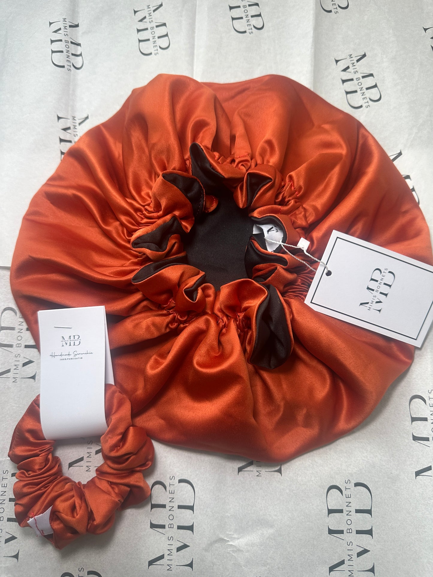 Double Layer Satin Bonnet | Hair Bonnets for Women with Curly Natural Hair