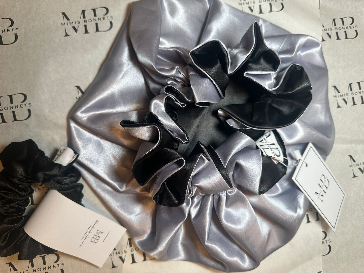 Satin-Lined Reversible Hair Bonnet