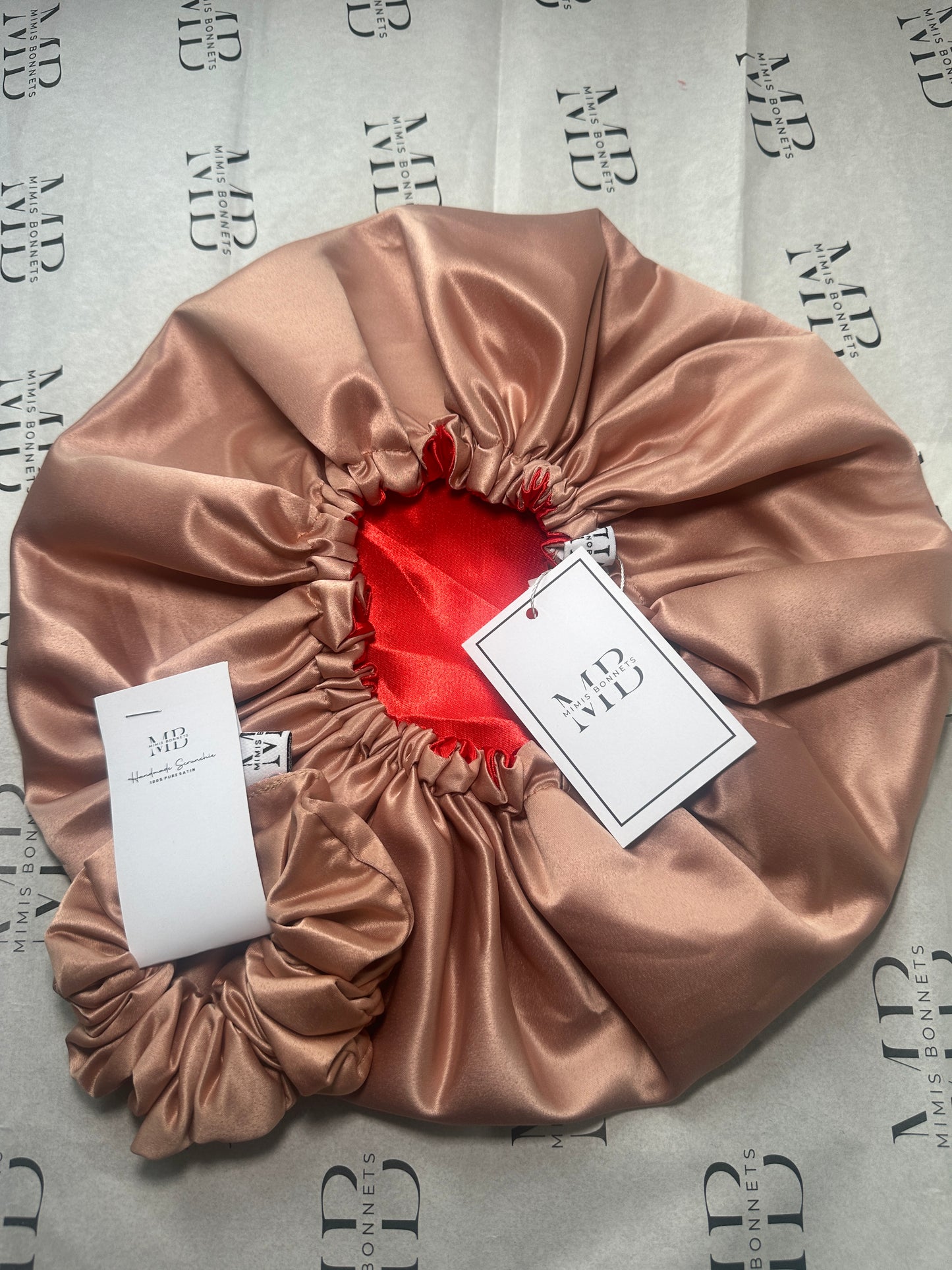 Double Layer Satin Bonnet | Sleeping Hair Bonnets for Women with Curly/Natural Hair