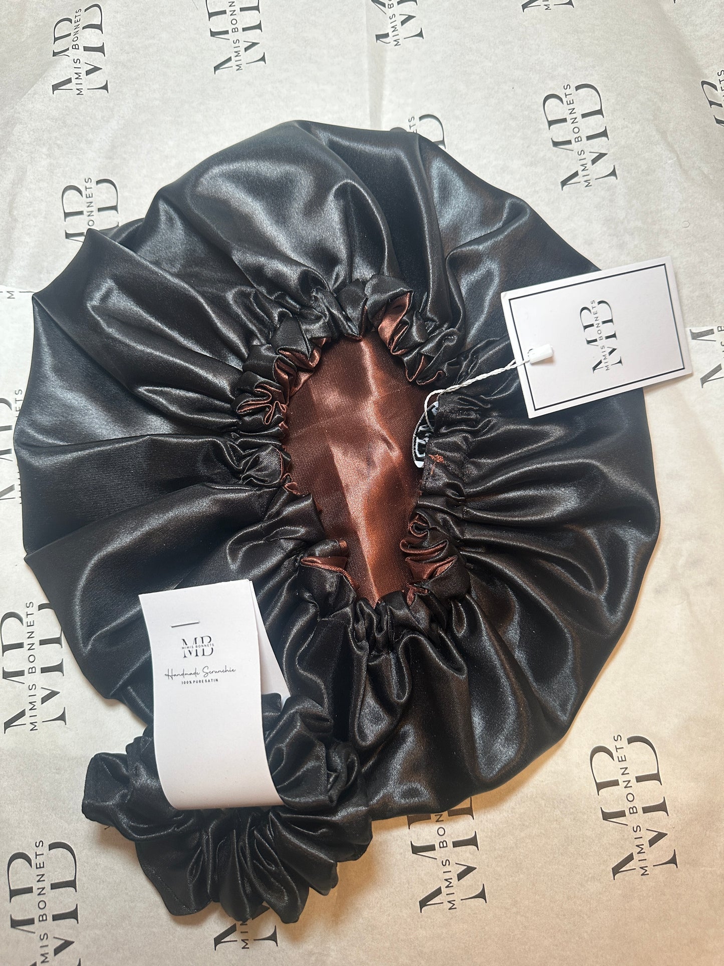 Satin-Lined Reversible Hair Bonnet