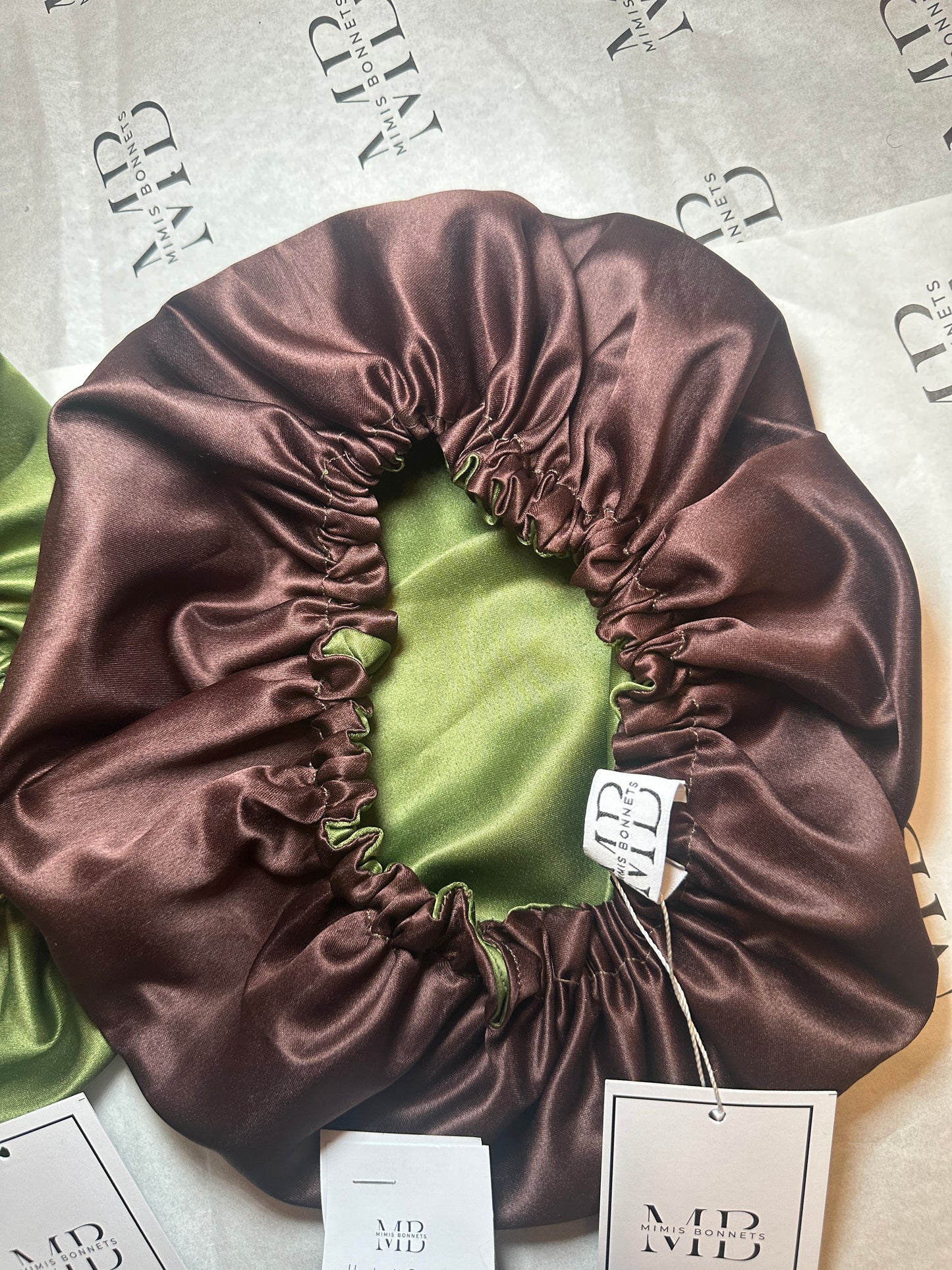 Luxury Reversible Satin Bonnet