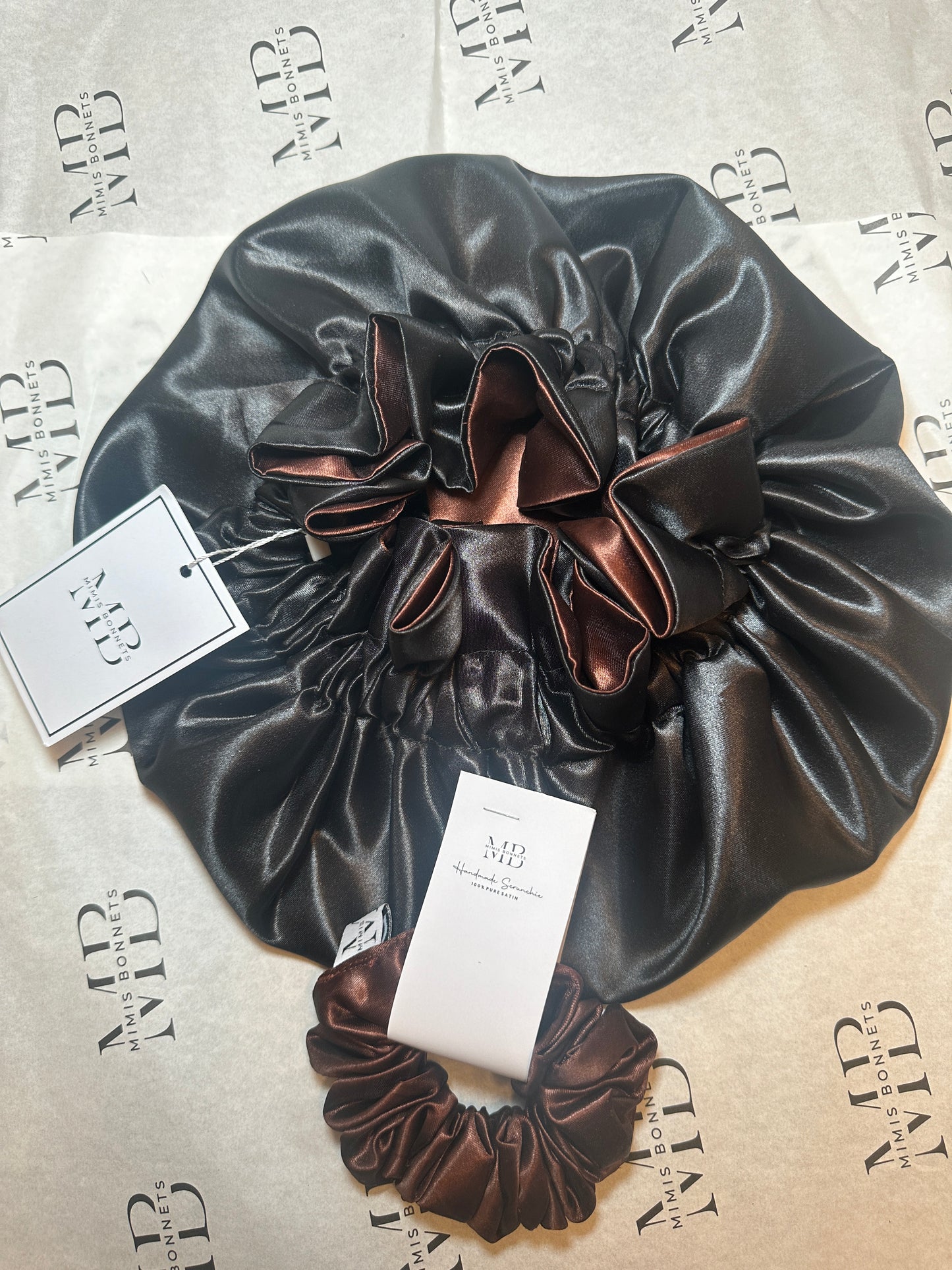 Satin-Lined Reversible Hair Bonnet