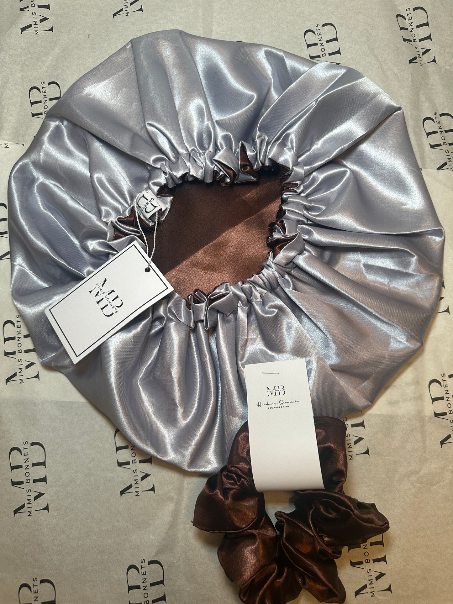 Satin-Lined Reversible Hair Bonnet