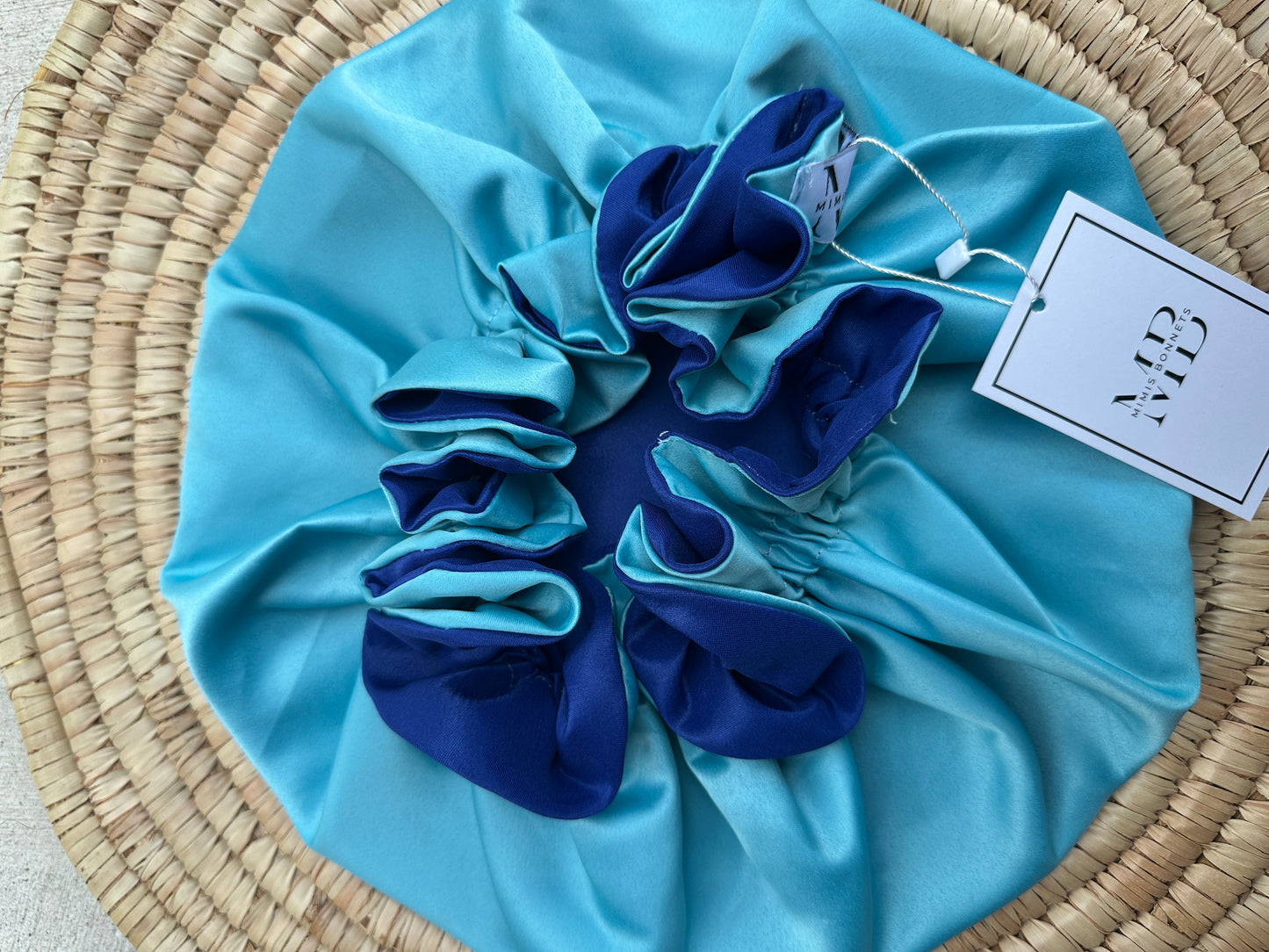 Satin-Lined Reversible Hair Bonnet