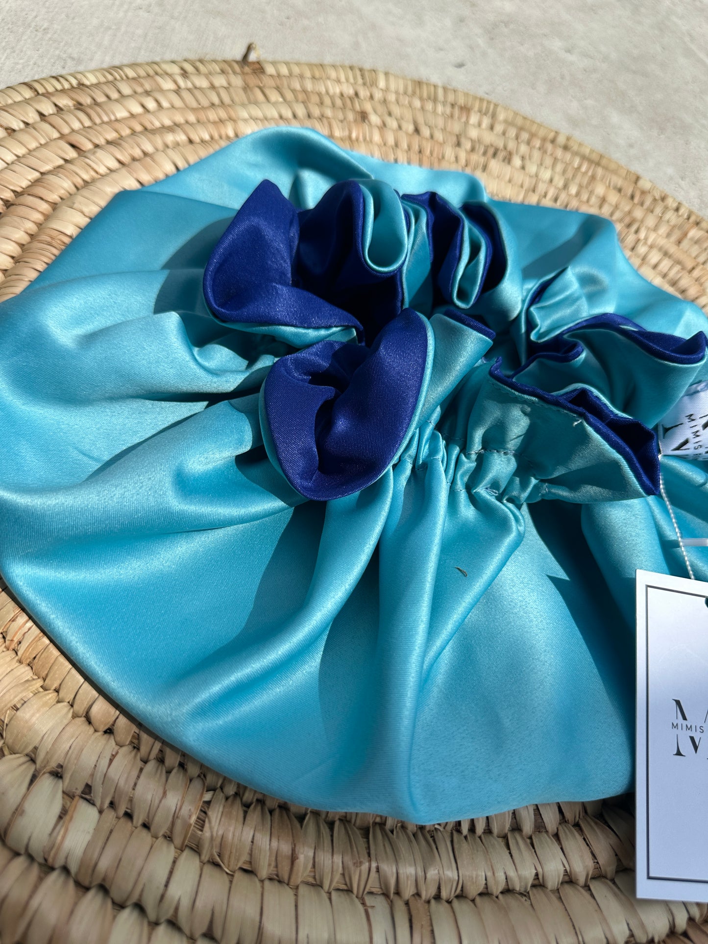 Satin-Lined Reversible Hair Bonnet