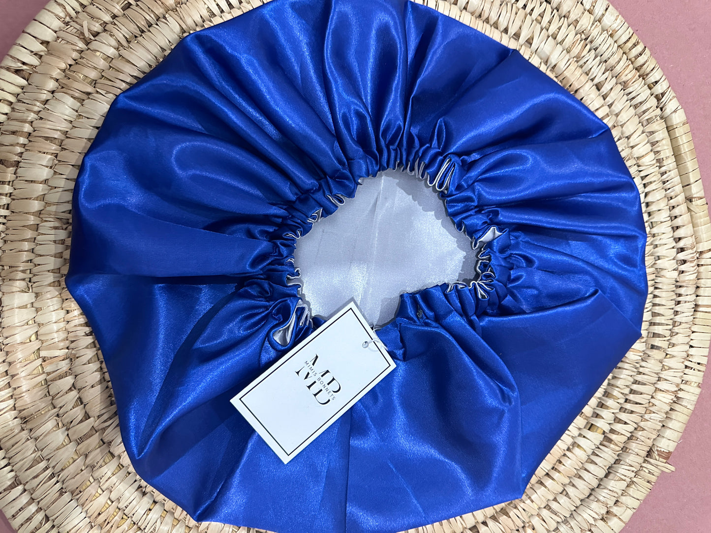 Reversible satin hair bonnet | Large sizes