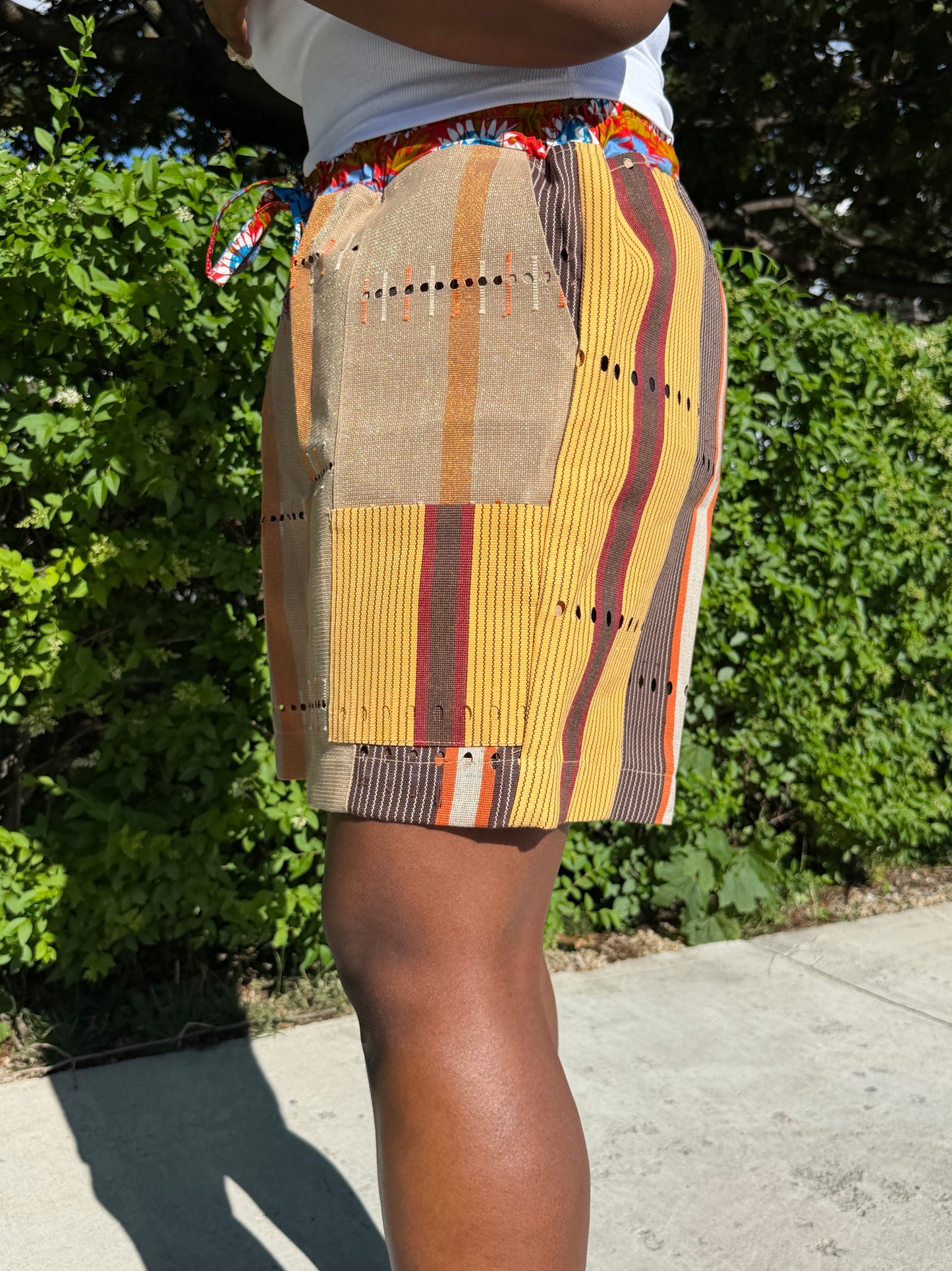 Jawu Aso Oke Shorts -