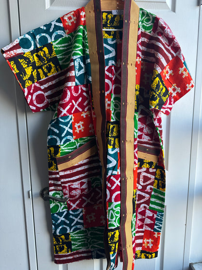 Ankara Patches Kimono