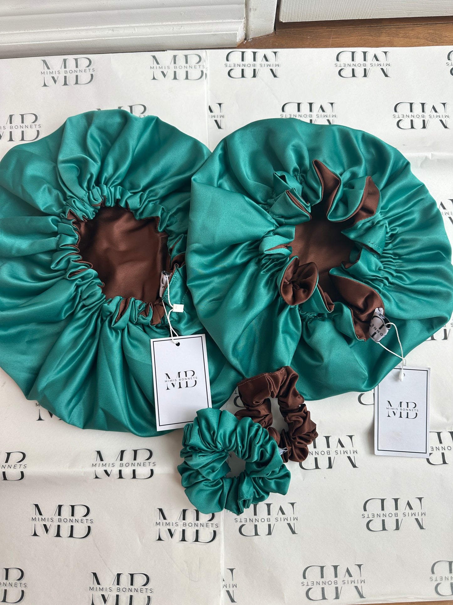 Woodland Whisperer Reversible Satin Bonnet