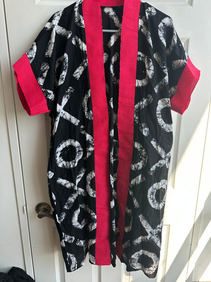 Adire Kimono