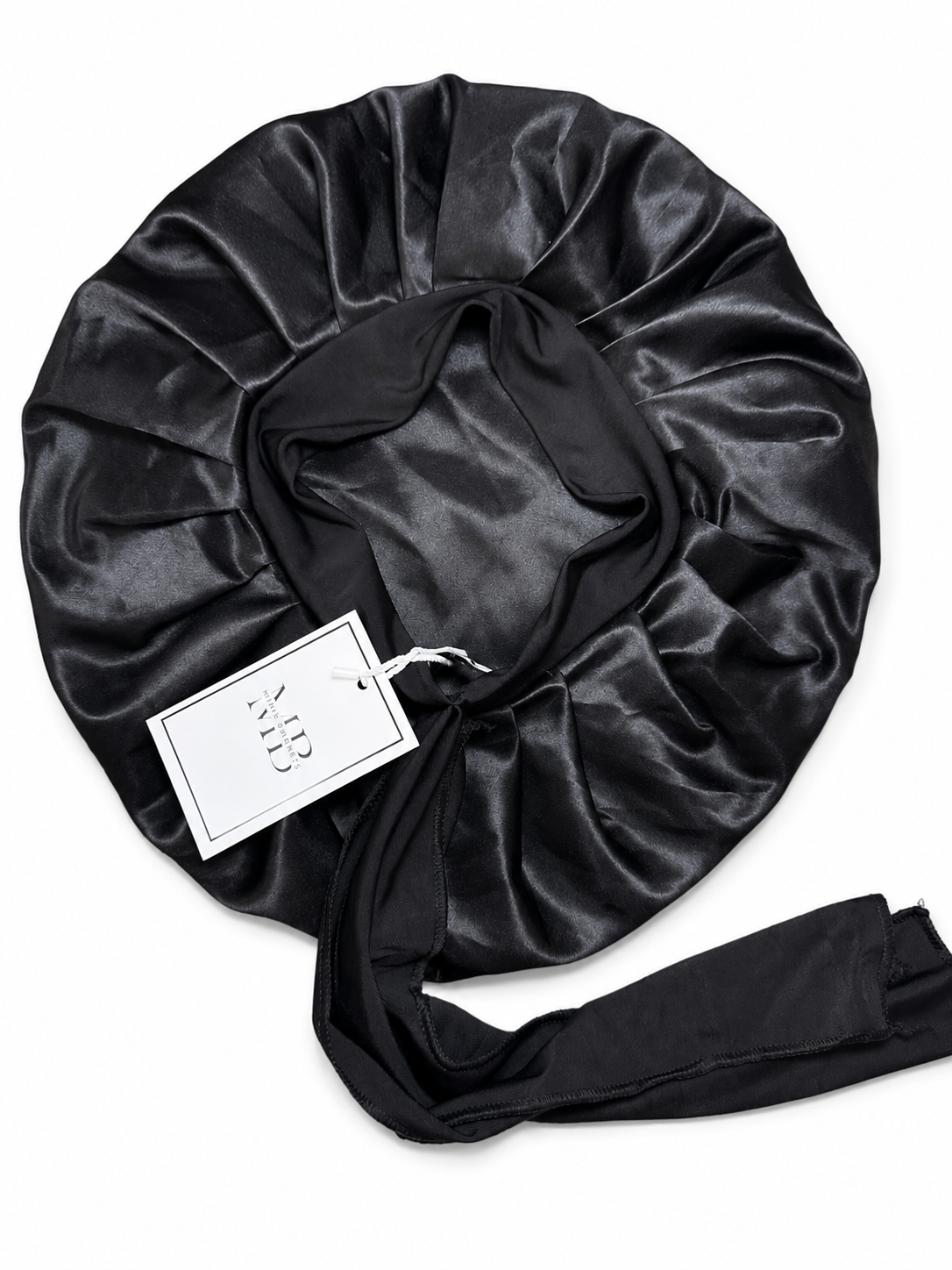 Tie-Front Satin Bonnet