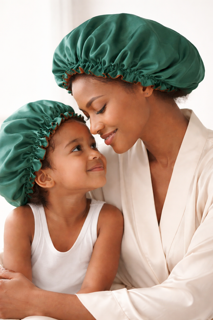 Woodland Whisperer Reversible Satin Bonnet