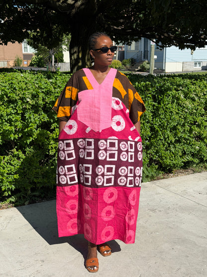Patchwork Queen Midi Bubu