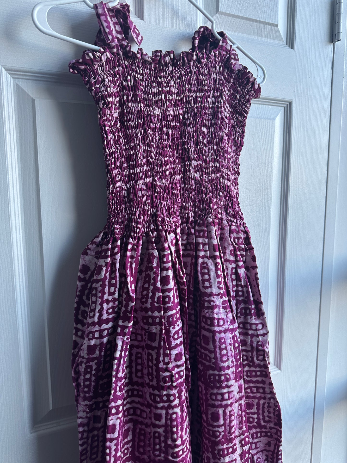 Adire Sapphire Luxe Tunic Dress