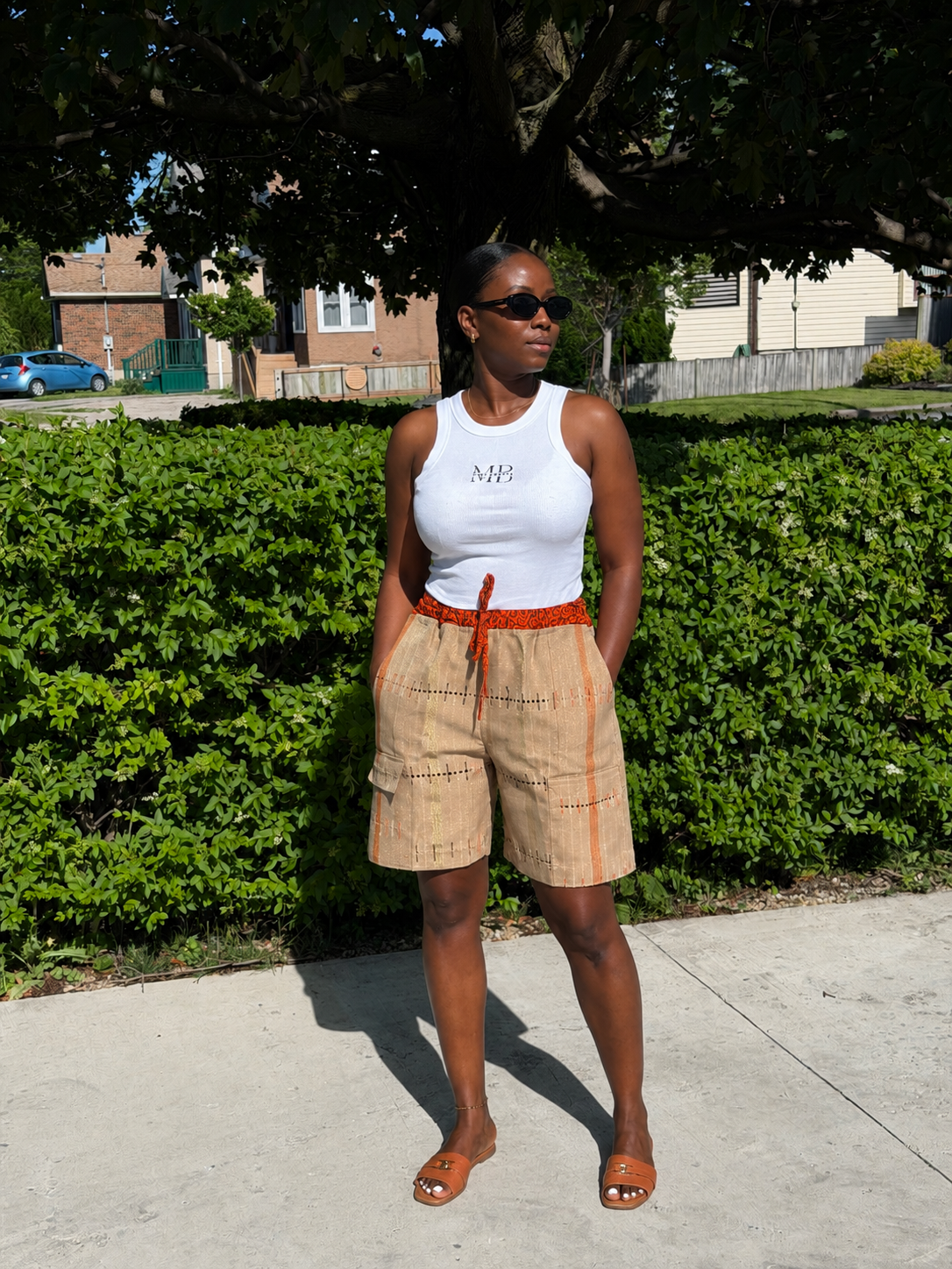 Jawu Aso Oke Shorts -