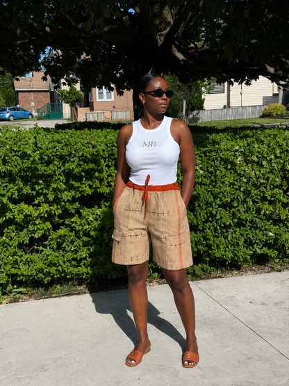 Jawu Aso Oke Shorts -