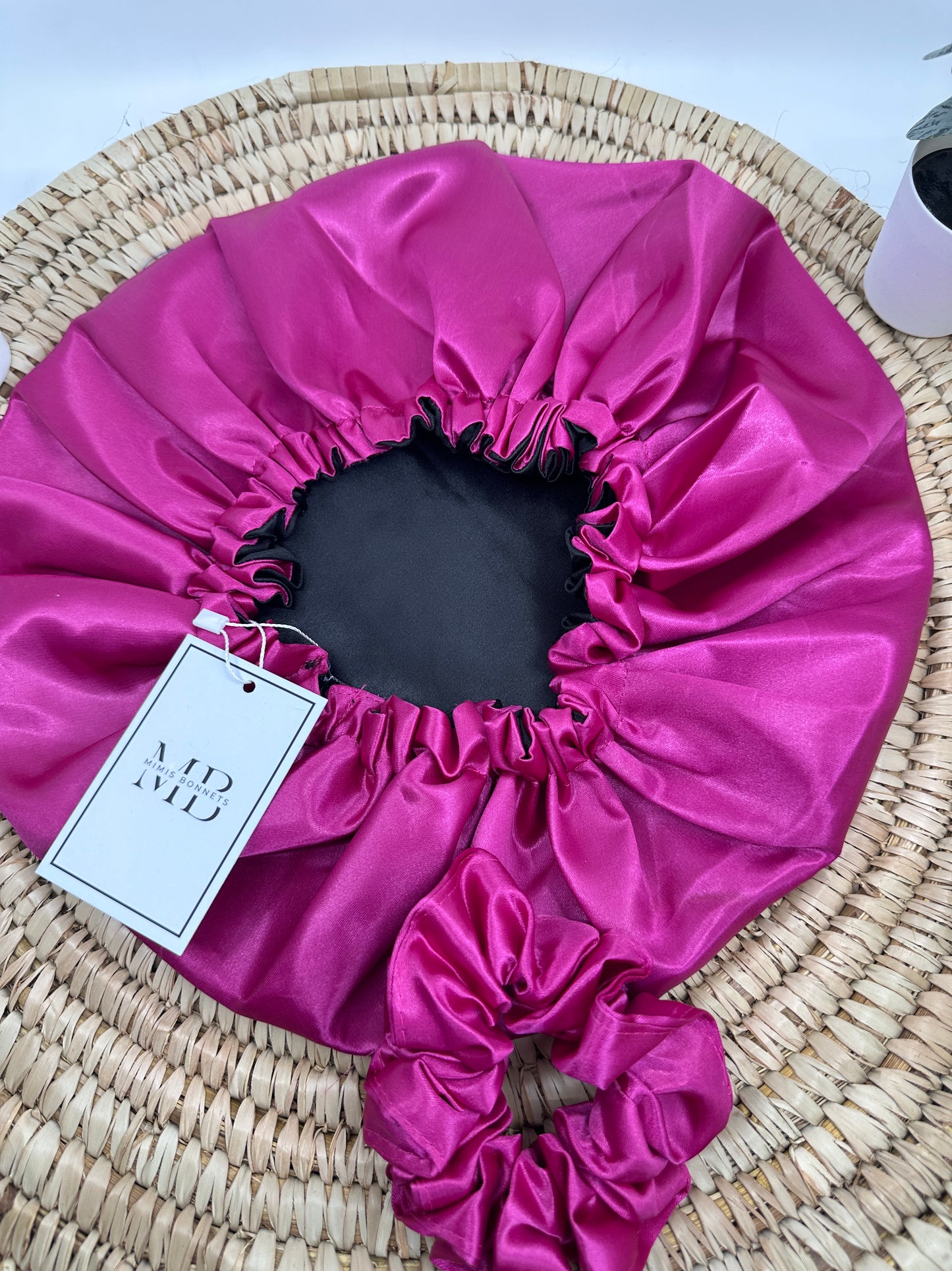 Satin-Lined Reversible Hair Bonnet