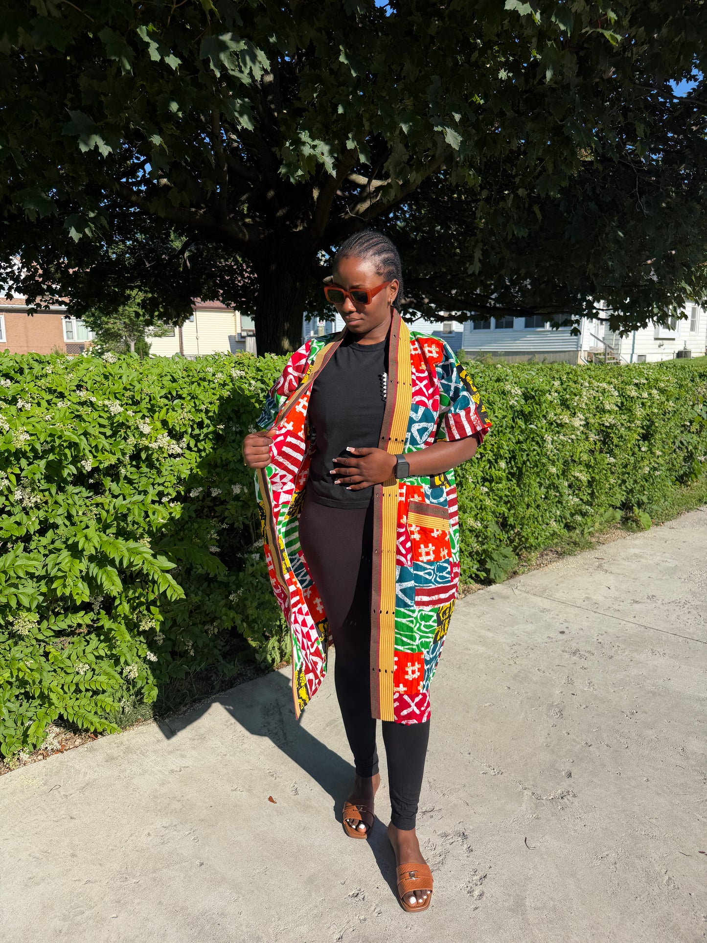 Ankara Patches Kimono