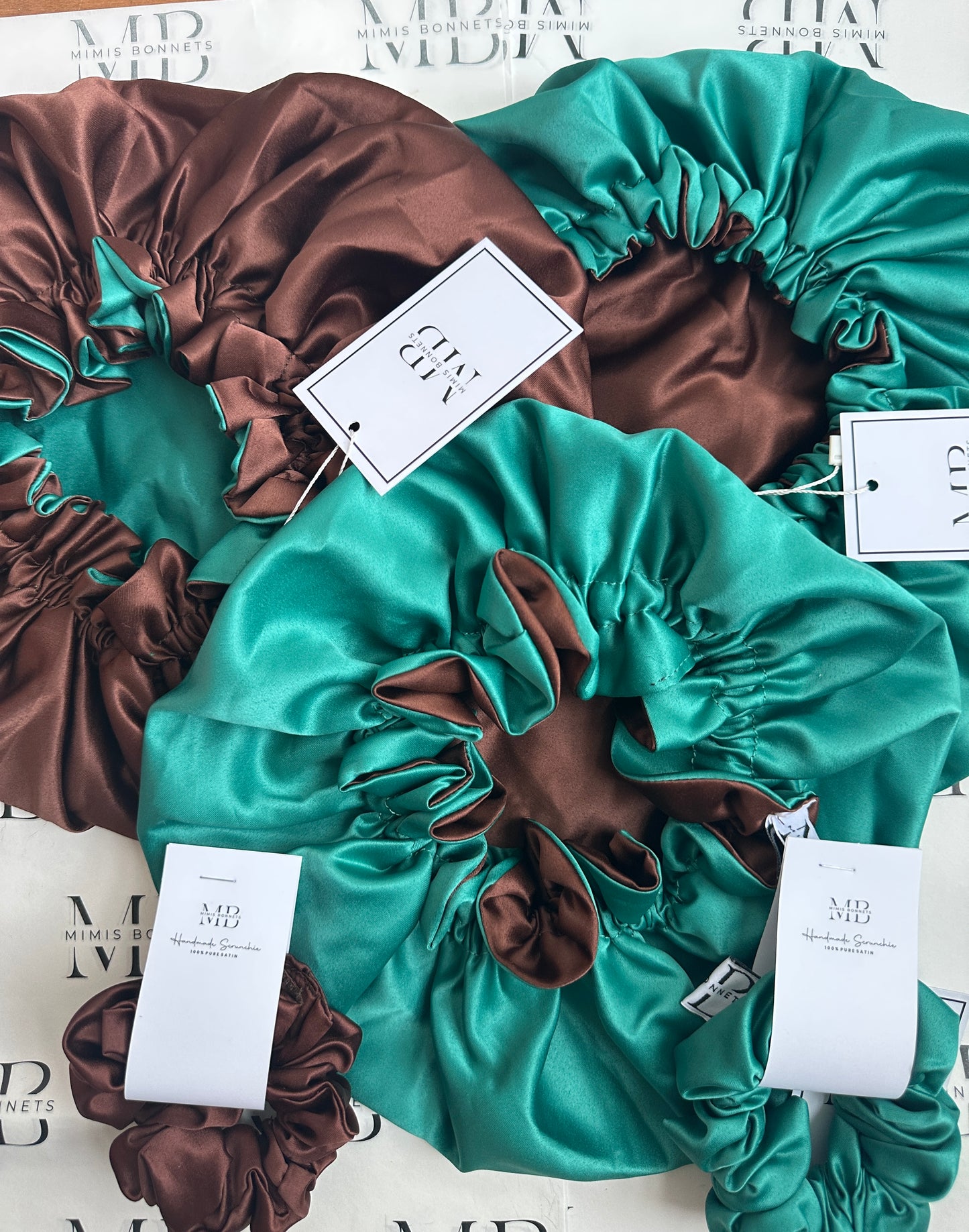 Woodland Whisperer Reversible Satin Bonnet