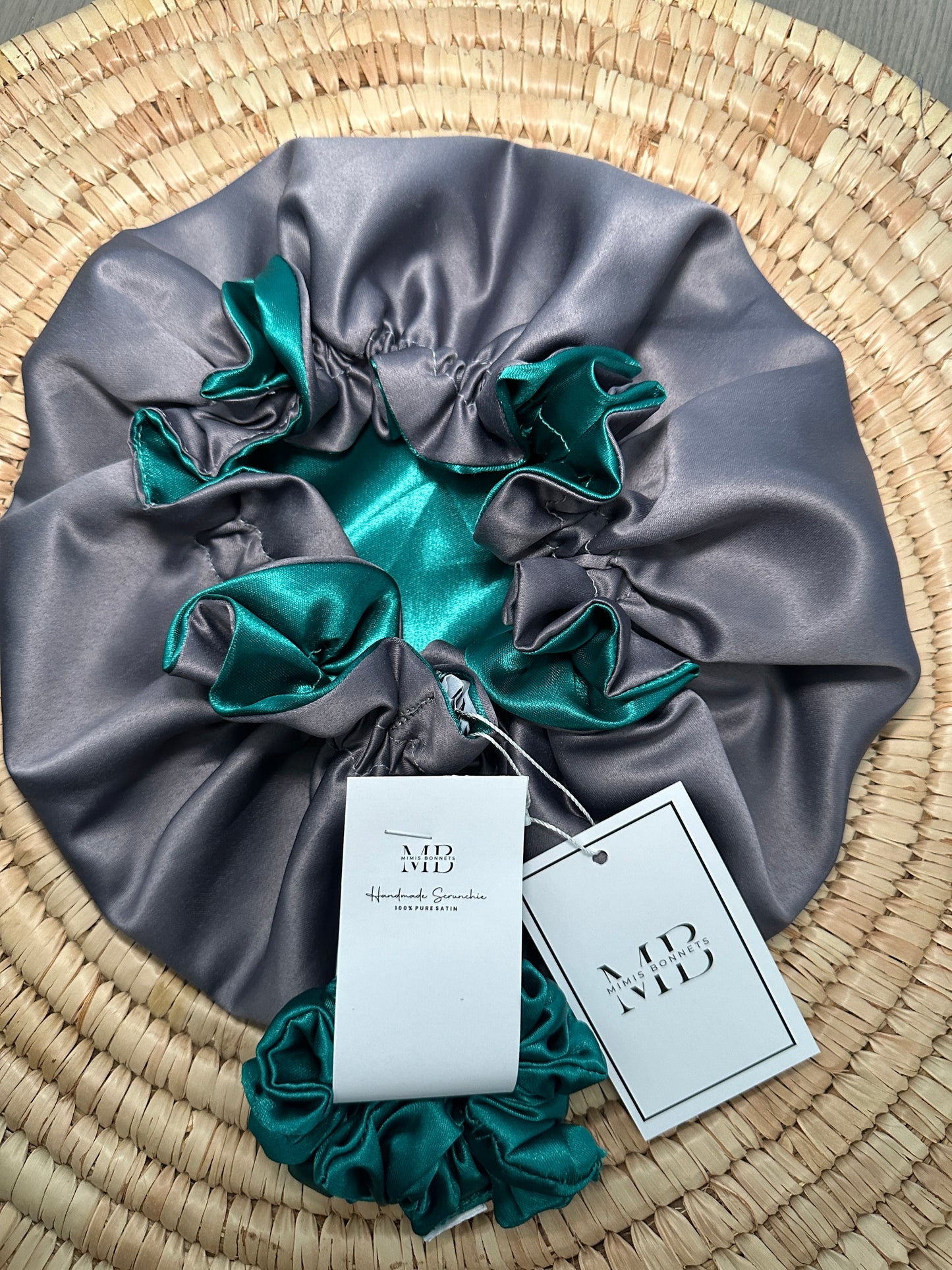 Luxury Satin Bonnet & Scrunchie Set