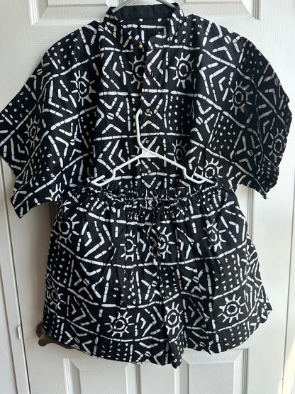 Oversized Ankara Two Piece