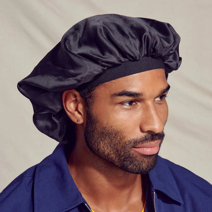 Bonnets for Men and Women Double Layer Satin Hair Bonnet for Sleeping