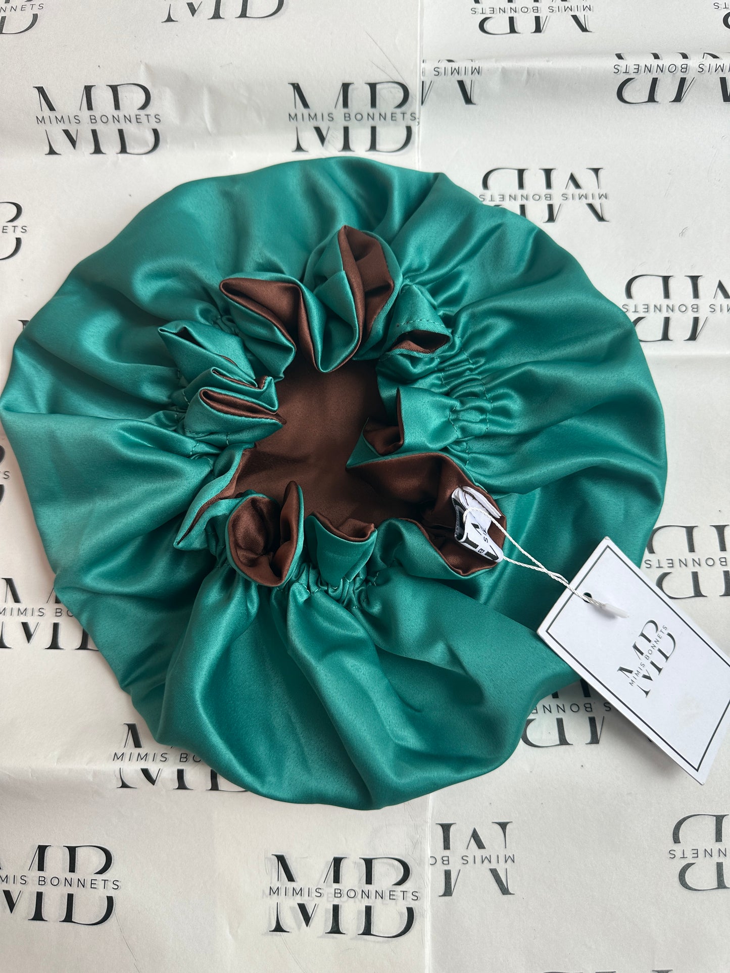 Woodland Whisperer Reversible Satin Bonnet