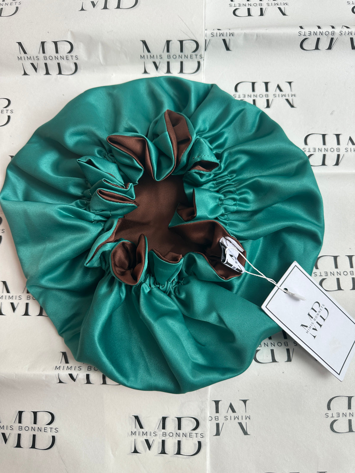Woodland Whisperer Reversible Satin Bonnet