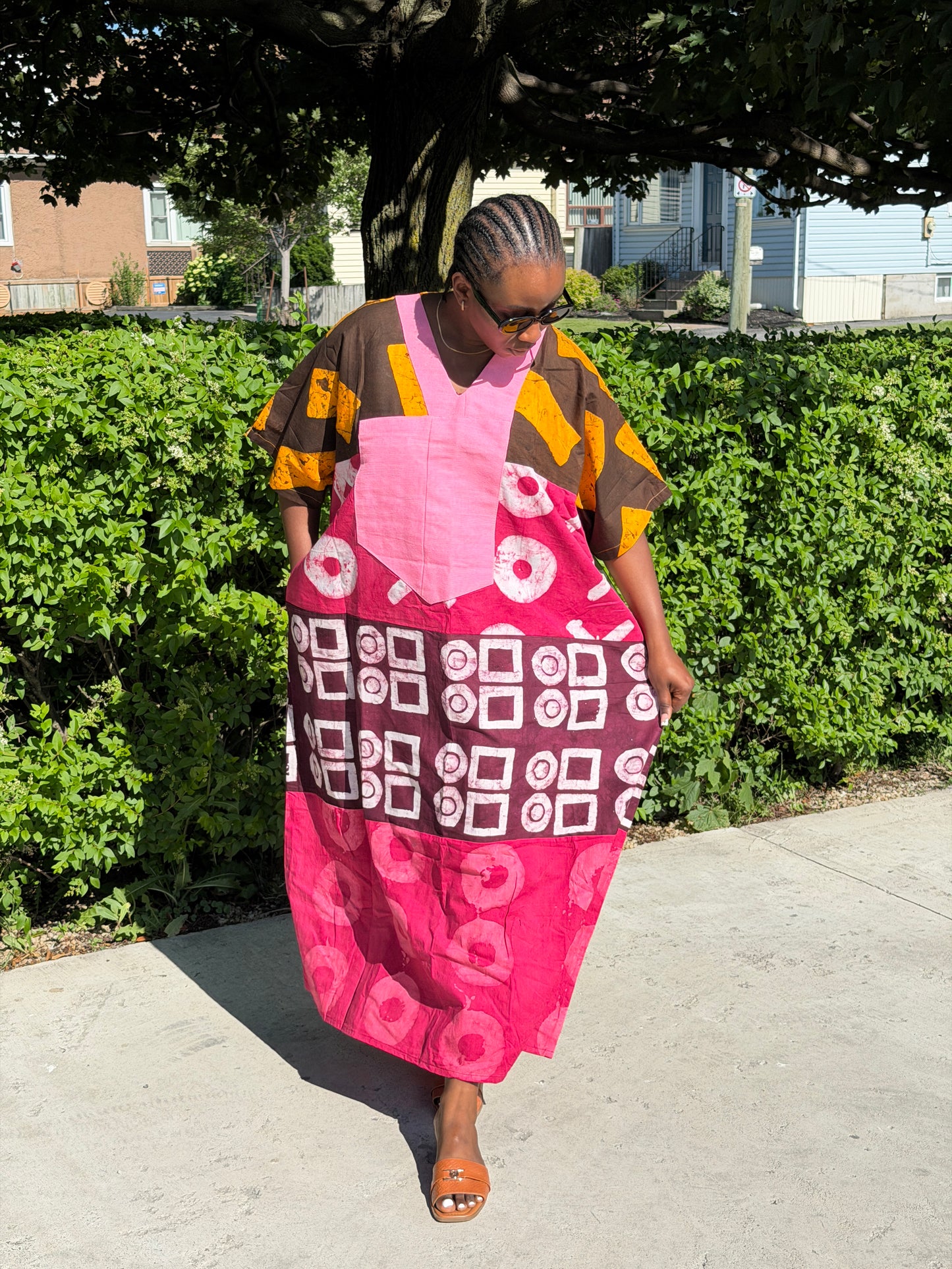 Patchwork Queen Midi Bubu
