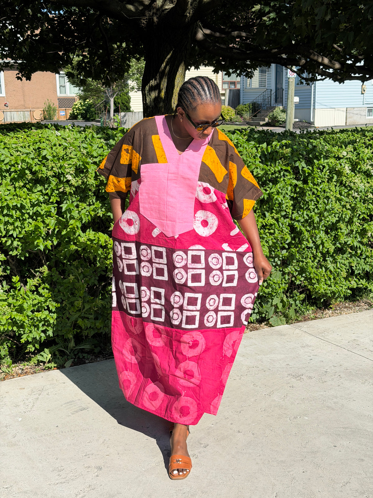 Patchwork Queen Midi Bubu