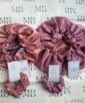 Pearl Bonnet | Double Layer Satin Bonnet | Adjustable strap