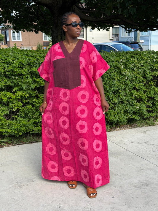 Pink Circle Maxi Bubu