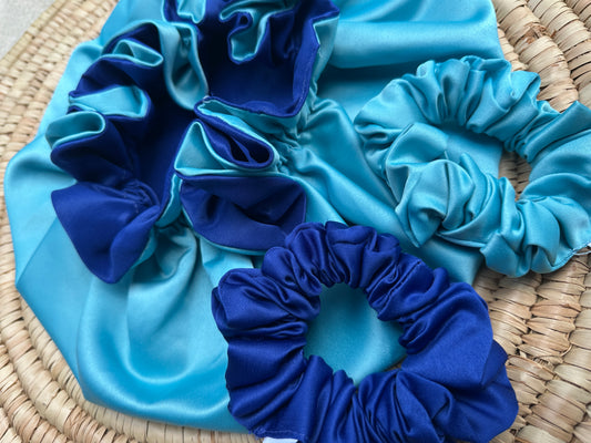Satin-Lined Reversible Hair Bonnet
