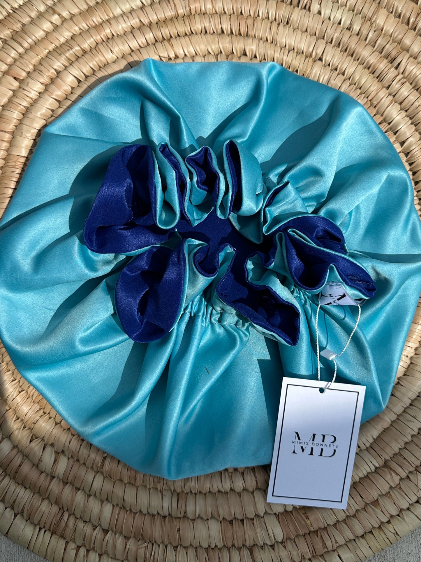 Satin-Lined Reversible Hair Bonnet