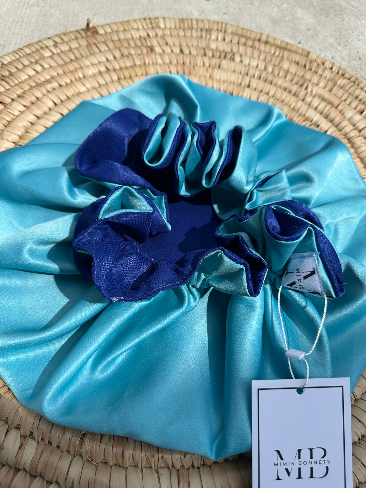 Satin-Lined Reversible Hair Bonnet