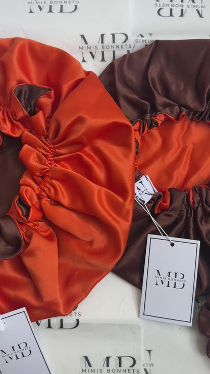Caramel Spice Reversible Bonnet