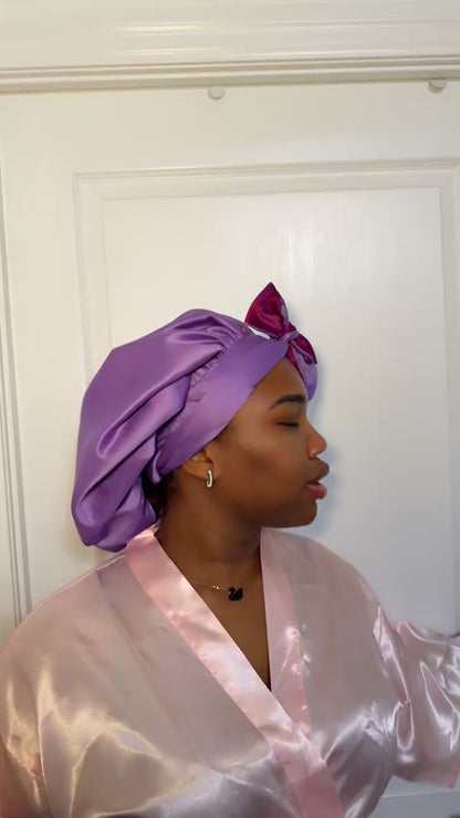Reversible Satin Bonnet - Classic