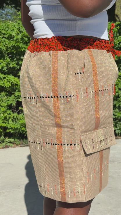 Jawu Aso Oke Shorts -