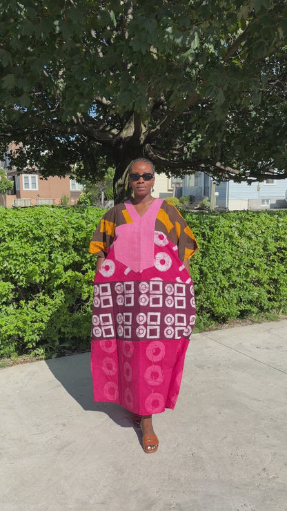 Patchwork Queen Midi Bubu