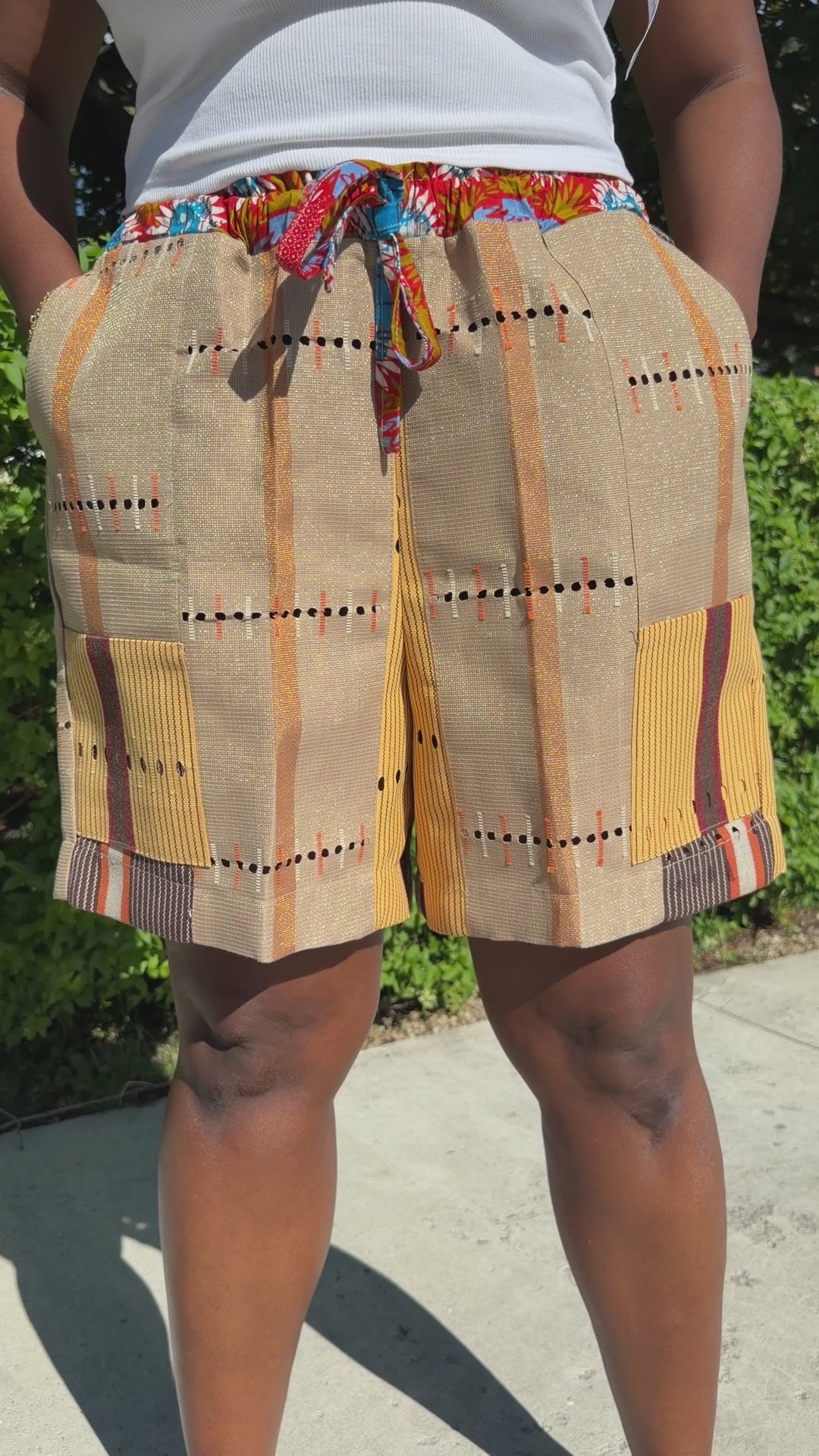 Jawu Aso Oke Shorts -