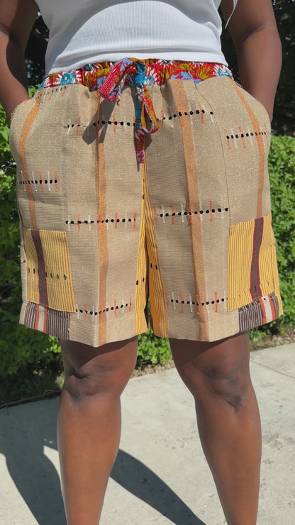 Jawu Aso Oke Shorts -
