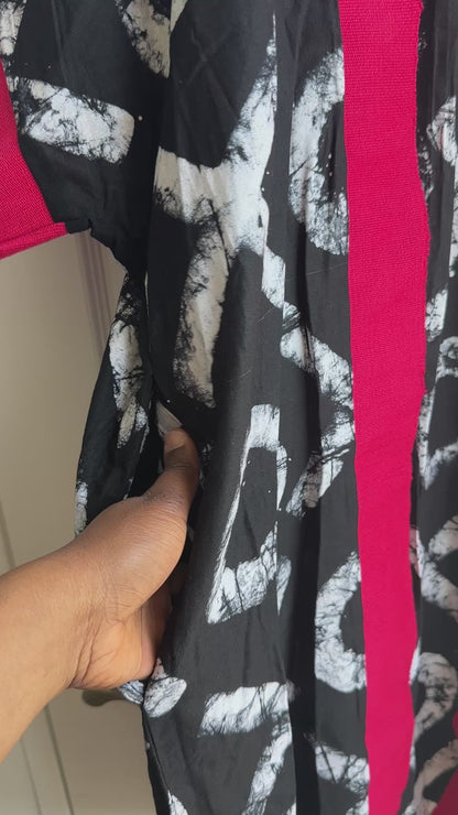 Adire Kimono